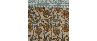 Flower Cotton Brown